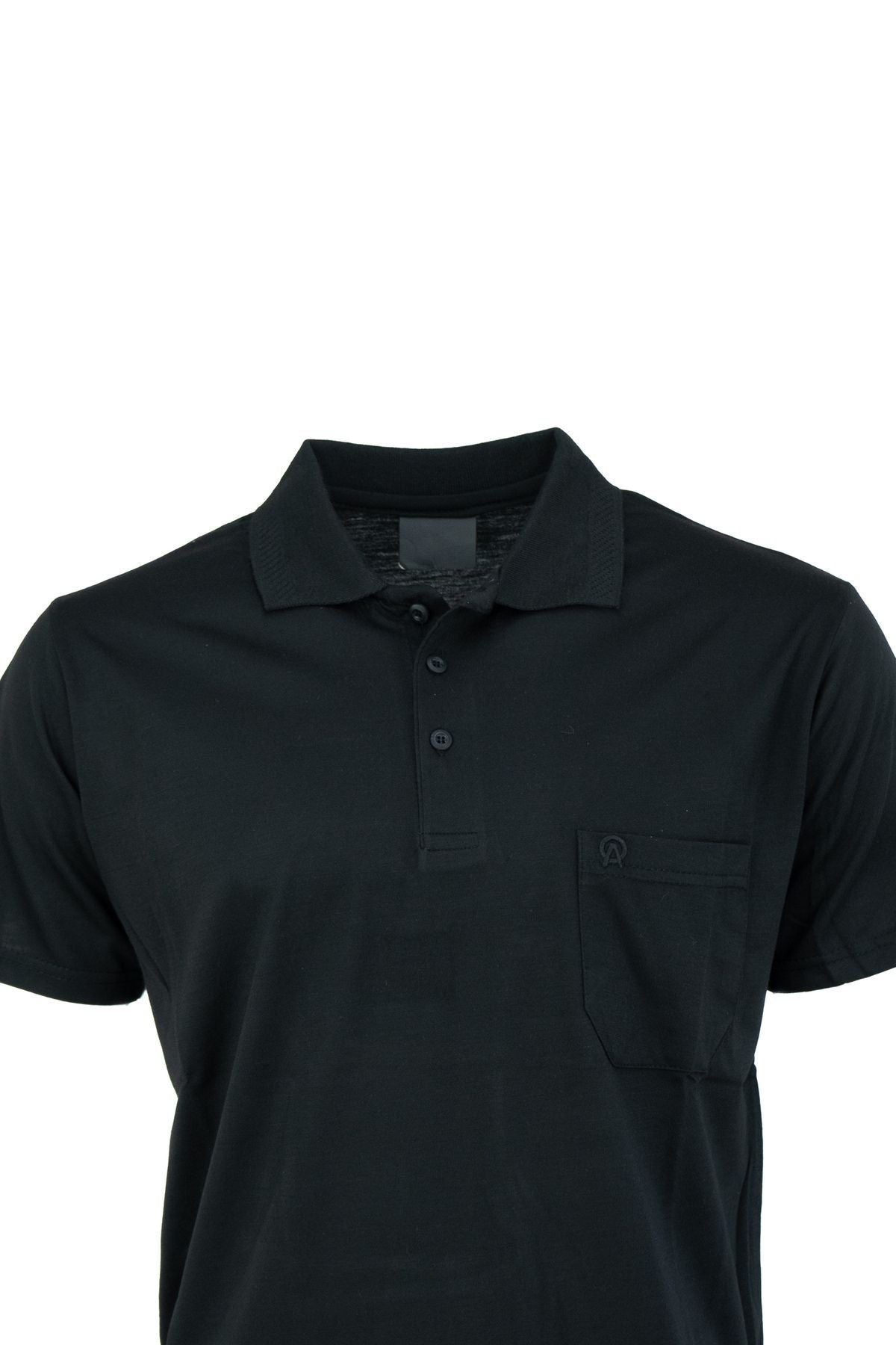 Erkek Polo Yaka Cepli Kısa Kollu Premium Pamuklu Kumaş T-Shirt Klasik Model